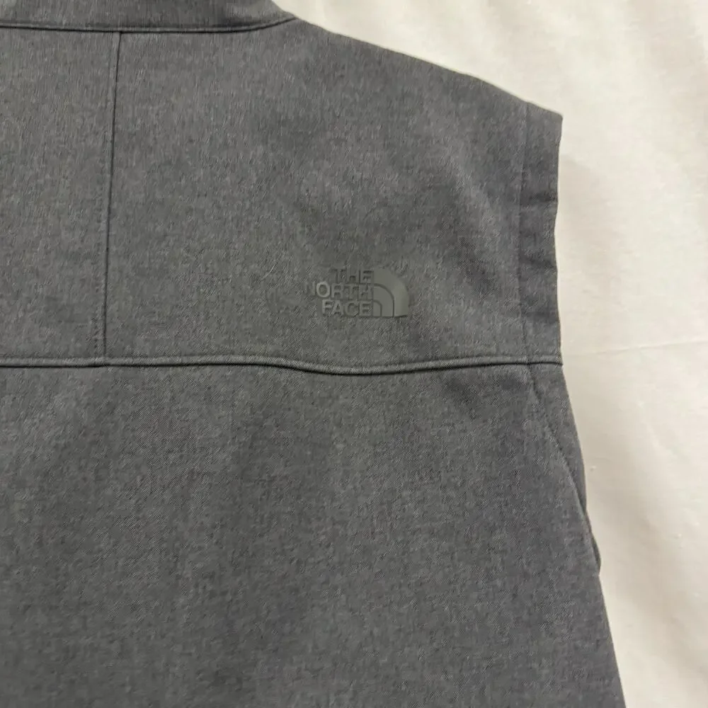The North Face Men’s Large Gray Soft Shell Vest Full Zip Outdoor